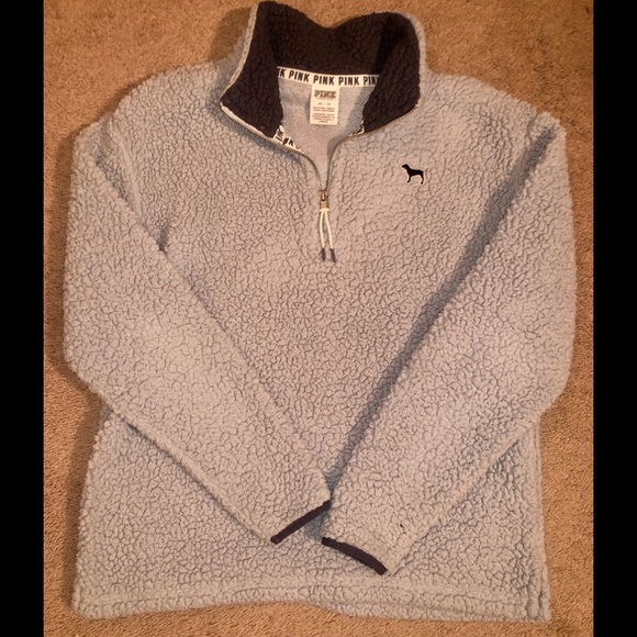 VS Pink Sherpa Pullover - Picture 1 of 6